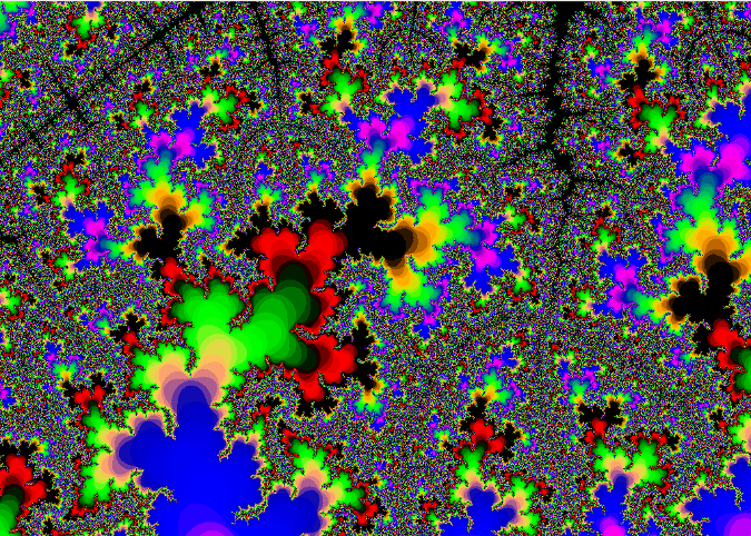 Mandelbrot fractal, zoomed in
